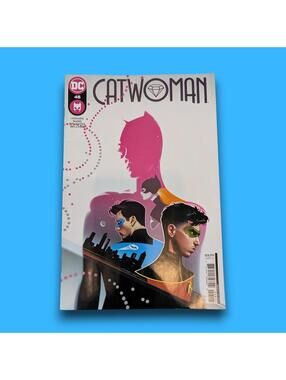 DC Comics Catwoman #45 Comic Book Featuring Batman and Robin Artwork